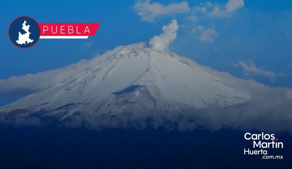 Seis exhalaciones del Popocatépetl en las últimas 24 horas; prevén caída de ceniza en 4 regiones