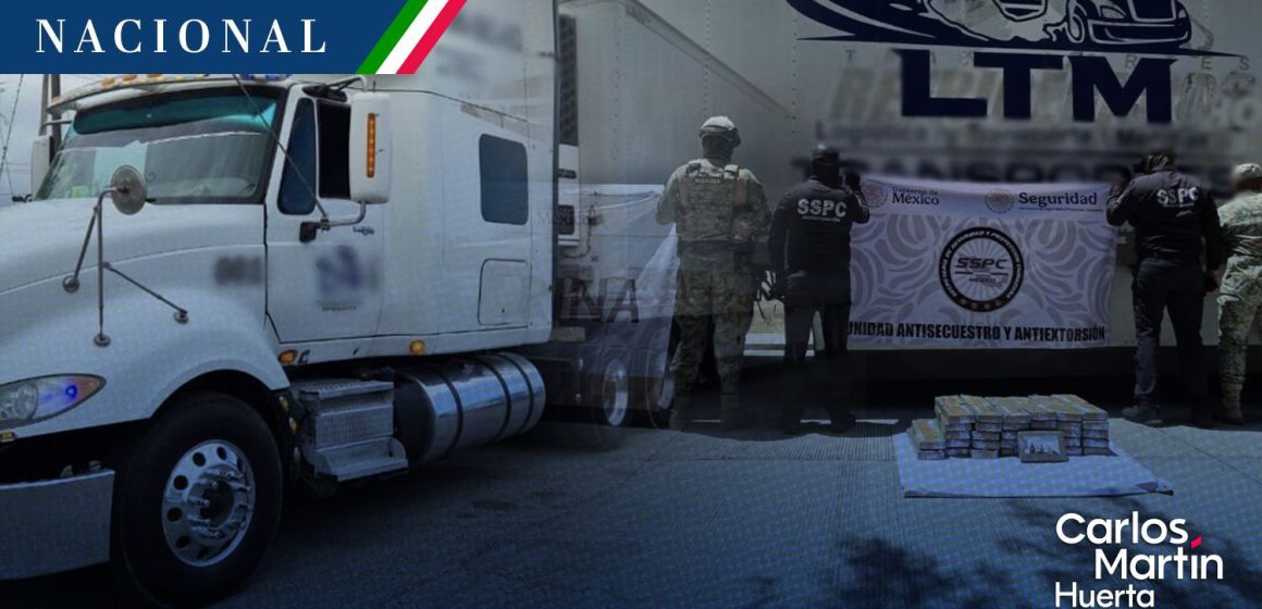 Golpe al narcotráfico en Colima: Aseguran 60 kilos de cocaína ocultos en camión refrigerado