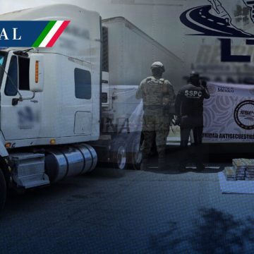Golpe al narcotráfico en Colima: Aseguran 60 kilos de cocaína ocultos en camión refrigerado