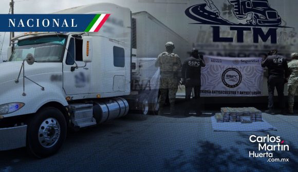 Golpe al narcotráfico en Colima: Aseguran 60 kilos de cocaína ocultos en camión refrigerado
