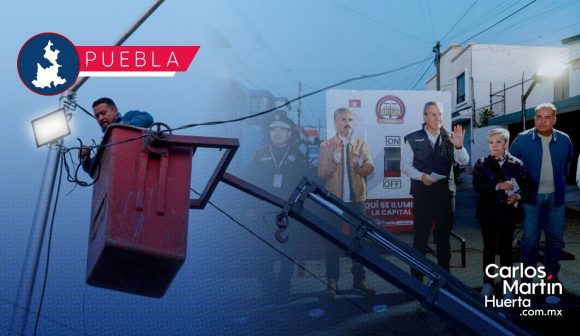 Puebla Brilla: Modernizan el alumbrado público con tecnología LED; ya son 27 mil luminarias