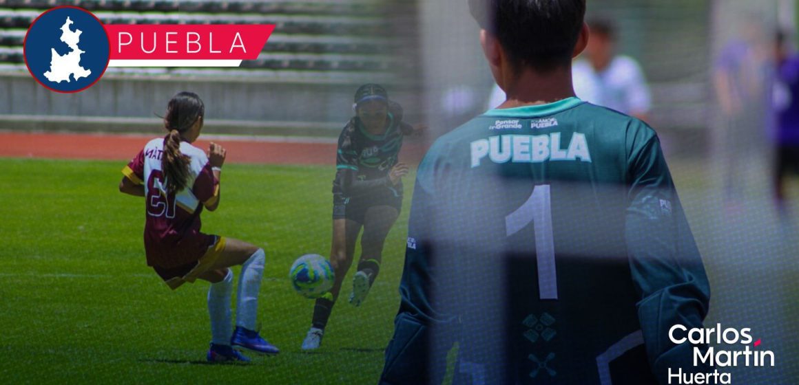 Puebla se prepara la fase final en la disciplina de fútbol