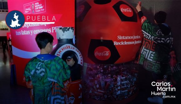 Recibe Puebla capital donación de latas tras paso del FIFA World Cup Trophy Tour 2026 Recibe Puebla capital donación de latas tras paso del FIFA World Cup Trophy Tour 2026
