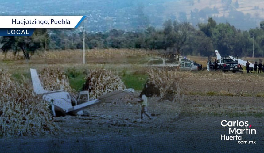 Asciende a cuatro el número de muertos por desplome de avioneta en Huejotzingo