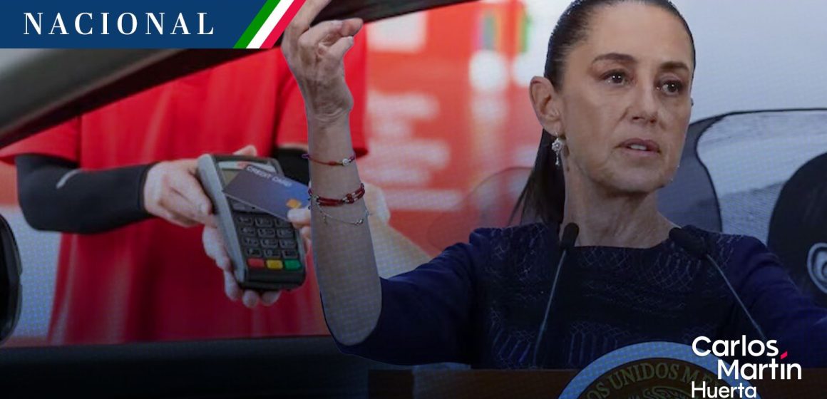 Sheinbaum anuncia acuerdo para reducir comisiones en pago de gasolina con tarjeta