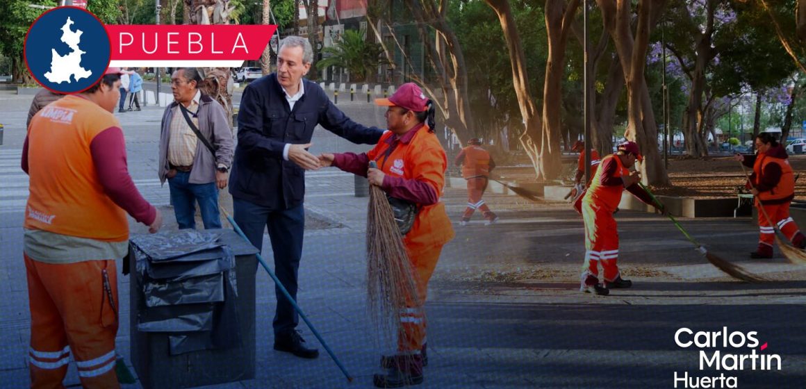 Portada Supervisan el Operativo de limpieza en Puebla Reconocen labor de naranjitas tras Semana Santa CMH Supervisan el Operativo de limpieza en Puebla: Reconocen labor de “naranjitas” tras Semana Santa
