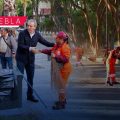 Supervisan el Operativo de limpieza en Puebla: Reconocen labor de “naranjitas” tras Semana Santa