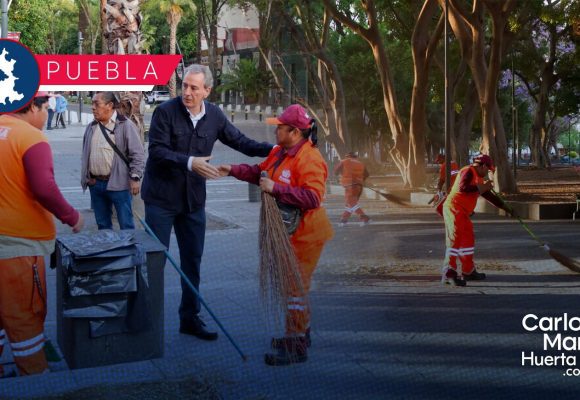 Portada Supervisan el Operativo de limpieza en Puebla Reconocen labor de naranjitas tras Semana Santa CMH Supervisan el Operativo de limpieza en Puebla: Reconocen labor de “naranjitas” tras Semana Santa