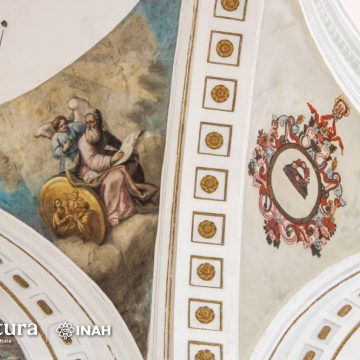 Reabren el Templo de Santa Inés en Puebla; INAH revela hallazgo de pintura mural