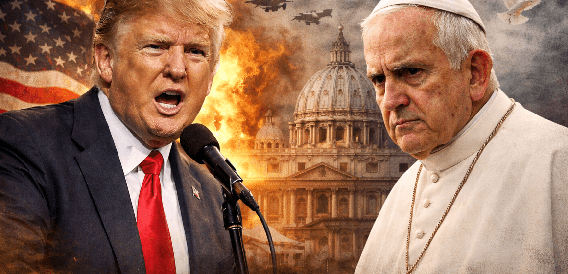 Tensión geopolítica entre líderes mundiales Trump cuestiona liderazgo del papa León XIV en medio del conflicto con Irán