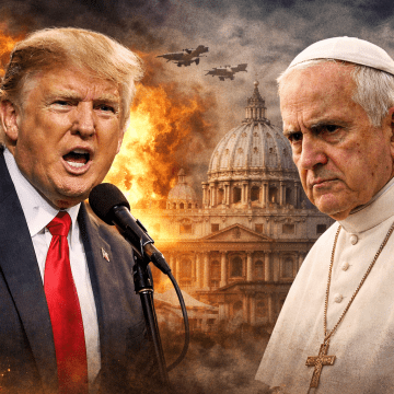 Trump cuestiona liderazgo del papa León XIV en medio del conflicto con Irán