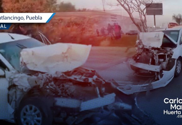 Choque en Cuautlancingo deja cuatro heridos, entre ellos una menor