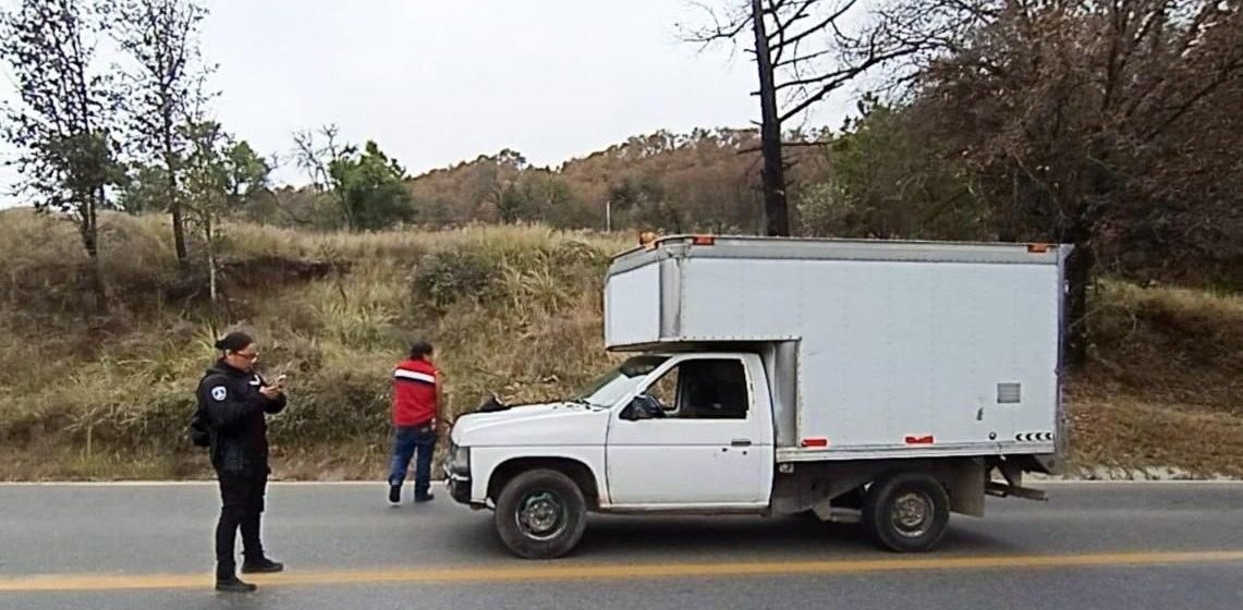 En Zacatlán, recupera Policía Estatal camioneta robada