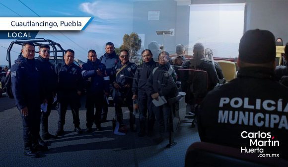 Seguridad en Cuautlancingo: Impulsan la profesionalización de la policía con capacitaciones de alto nivel