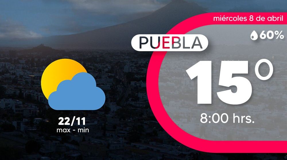 WhatsApp Image 2026-04-08 at 9.19.05 AM Miércoles de paraguas en Puebla: Pronostican lluvias y fuerte radiación solar