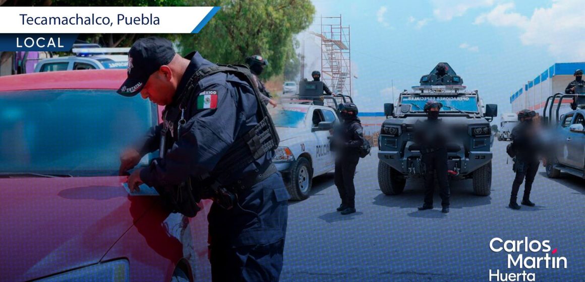 Operativo tierra-aire refuerza vigilancia en Tecamachalco y Huixcolotla