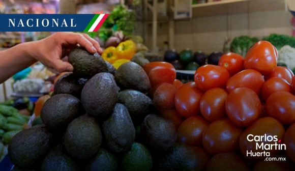 Inflación en México escala a 4.59% impulsada por el jitomate y aguacate