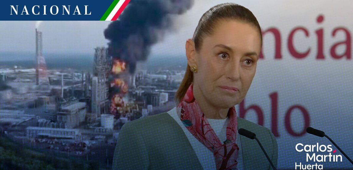 Incendio en Refinería de Dos Bocas: Sheinbaum señala la temperatura del coque como posible causa
