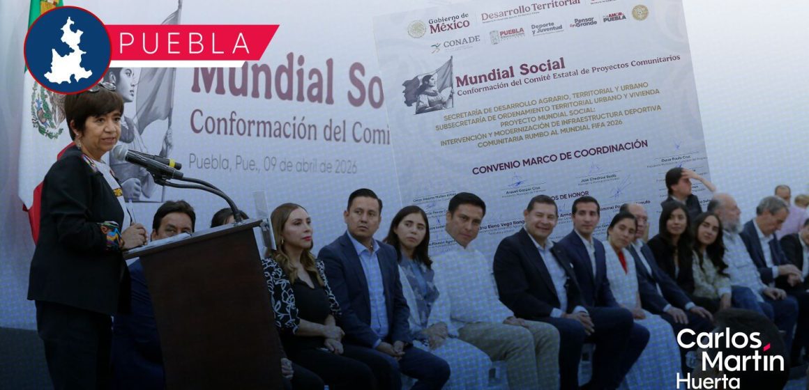 Avanza en Puebla el “Mundial Social”; modernizan infraestructura deportiva
