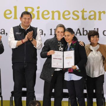 Sheinbaum y Armenta impulsan en San José Chiapa un futuro sustentable con vivienda y economía circular