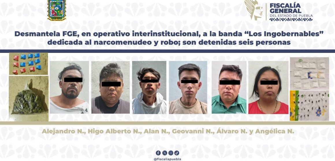 Caen de “Los Ingobernables”: Desmantelan la casa de banda en Puebla, un nido de asaltos y drogas