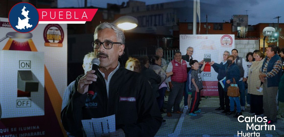 WhatsApp Image 2026-04-14 at 12.11.44 PM San Aparicio se ilumina al 100% con tecnología LED: Inauguran nueva etapa de “Puebla Brilla”