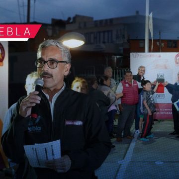 San Aparicio se ilumina al 100% con tecnología LED: Inauguran nueva etapa de “Puebla Brilla”
