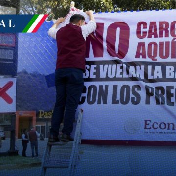 “No cargues aquí”: Profeco coloca lonas en gasolineras con precios excesivos