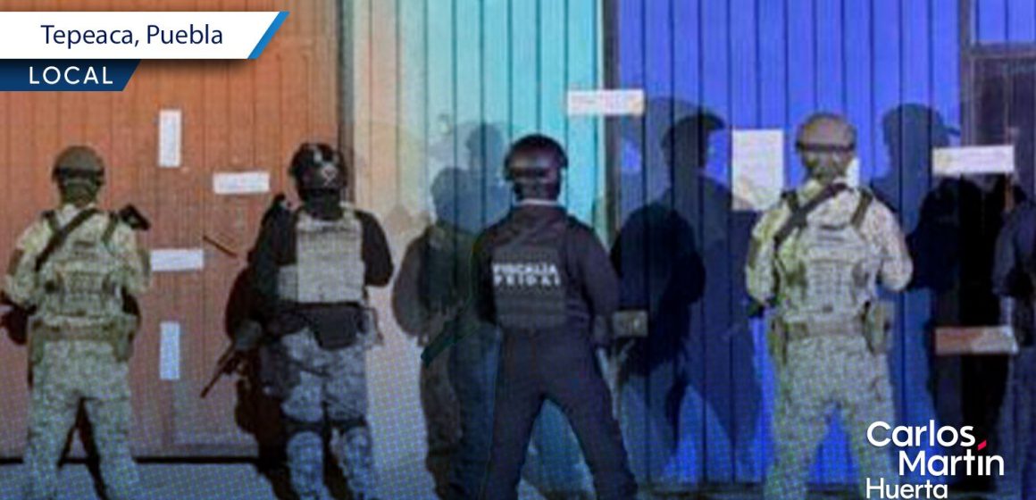 Catean 2 domicilios en Tepeaca; eran puntos de venta de droga