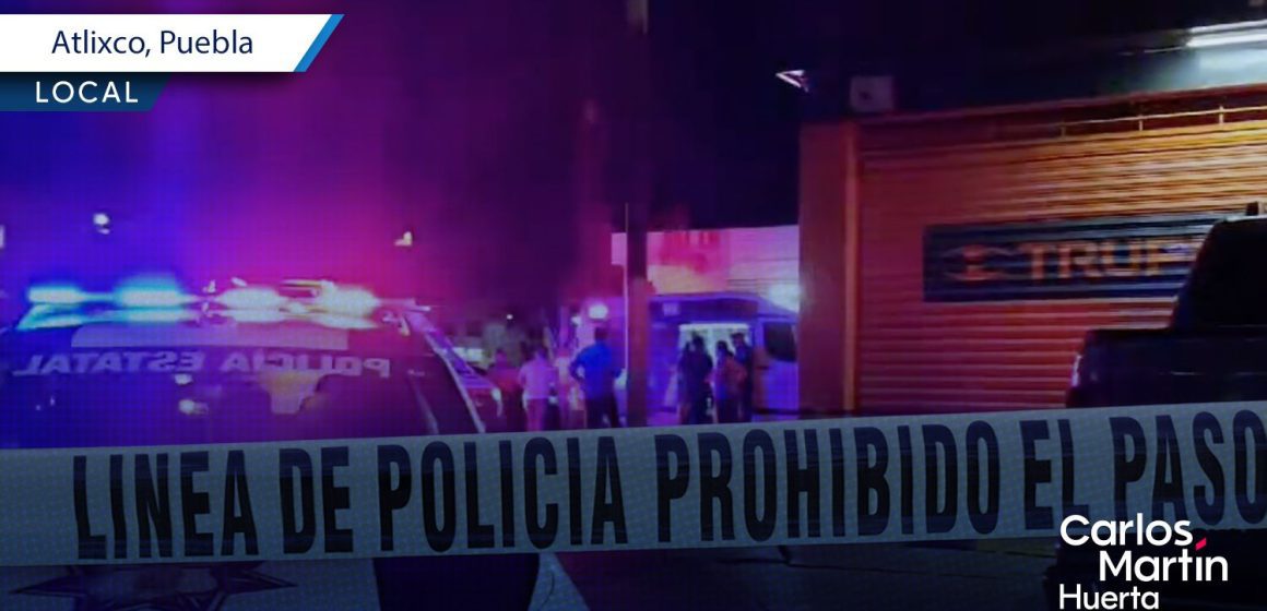 Balean a hombre tras intento de asalto en Atlixco