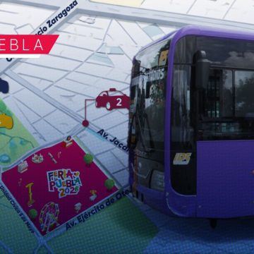 Conoce las rutas nocturnas y las bases de taxis para la Feria de Puebla 2026