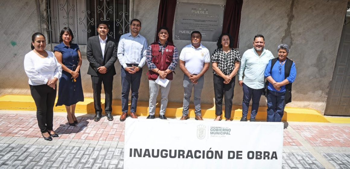 Más obra comunitaria transforma vialidades en Cuautlancingo