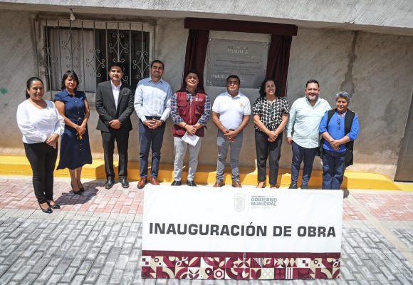 Más obra comunitaria transforma vialidades en Cuautlancingo
