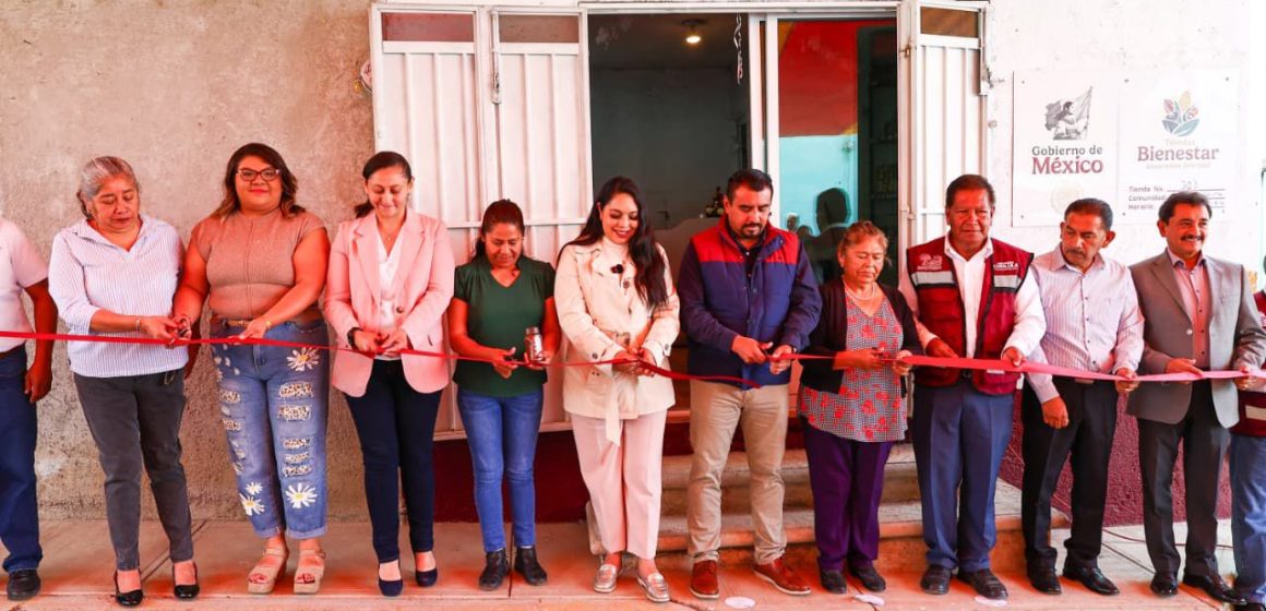 Tonantzin Fernández impulsa más Tiendas del Bienestar en San Pedro Cholula