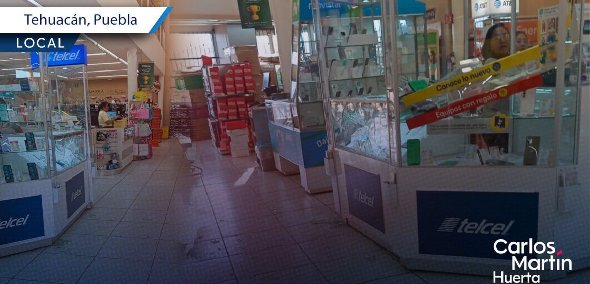 Roban celulares del Coppel de Chapultepec en Tehuacán; les tomó unos segundos