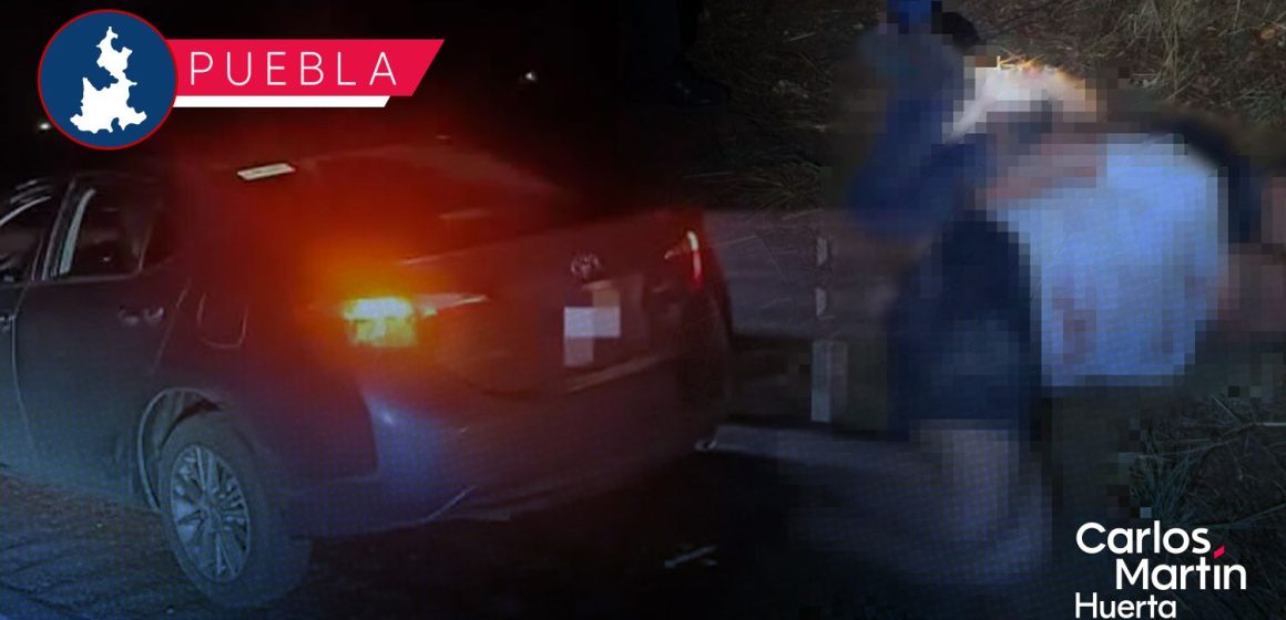 Localizan a tres personas maniatadas sobre la autopista México-Puebla; se presume robo de vehículo