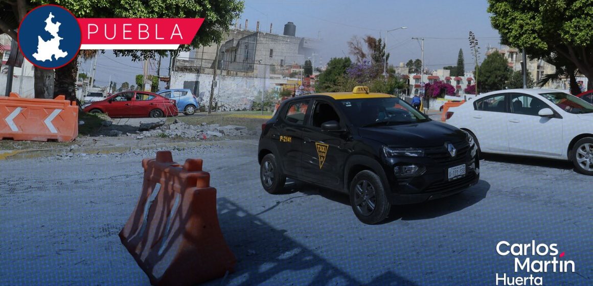 Retiran tope frente al Congreso de Puebla tras quejas ciudadanas