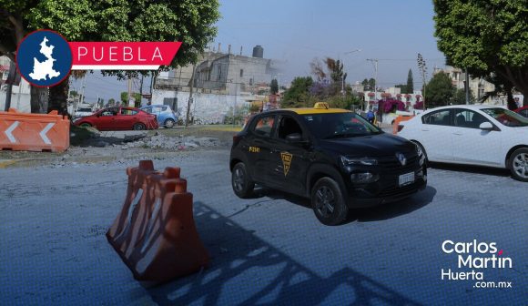 Retiran tope frente al Congreso de Puebla tras quejas ciudadanas