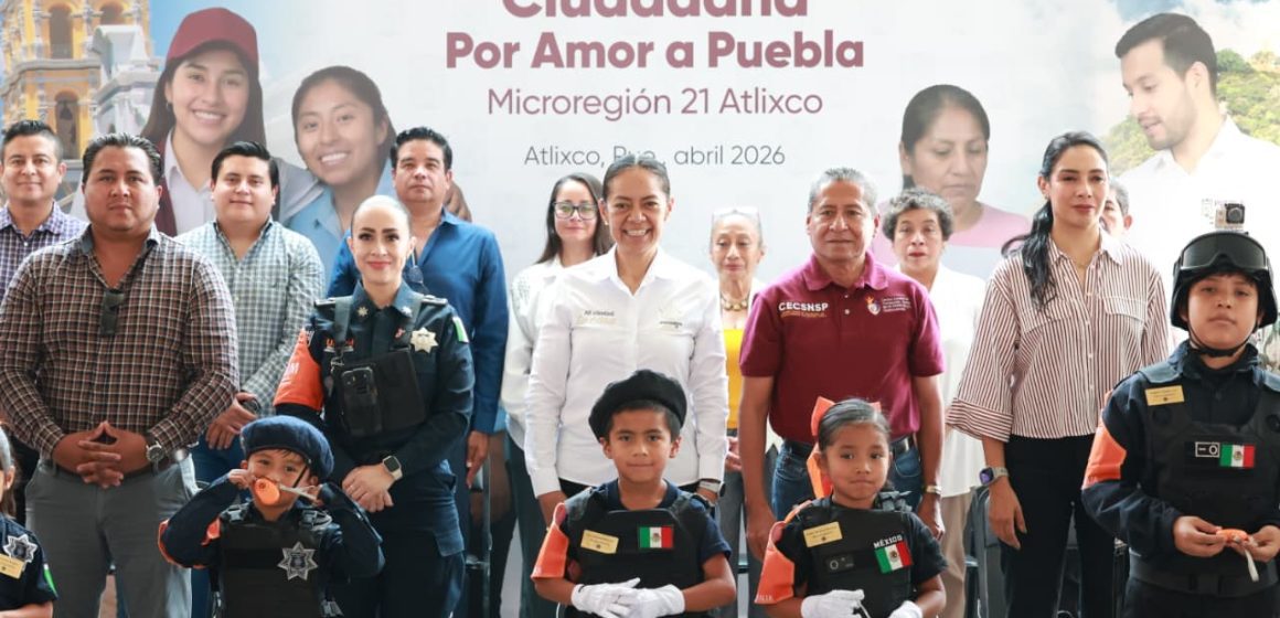Ariadna Ayala fortalece paz y seguridad en Atlixco con Jornada Por Amor a Puebla