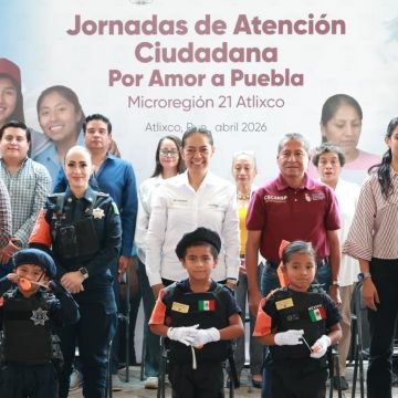 Ariadna Ayala fortalece paz y seguridad en Atlixco con Jornada Por Amor a Puebla