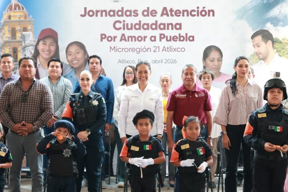 Ariadna Ayala fortalece paz y seguridad en Atlixco con Jornada Por Amor a Puebla