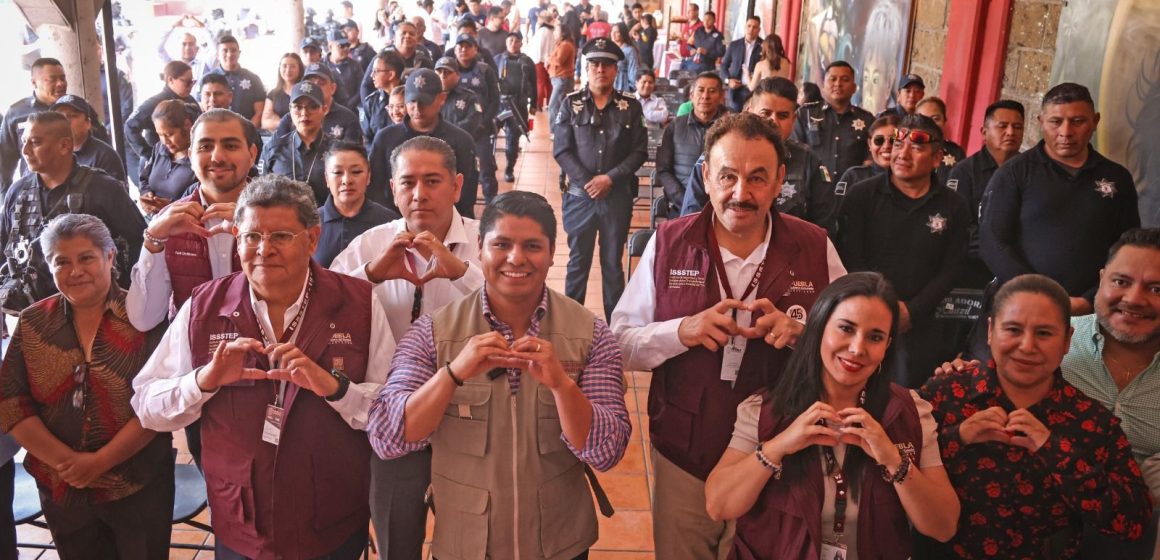 Convenio histórico con el ISSSTEP dignificará a policías y sus familias