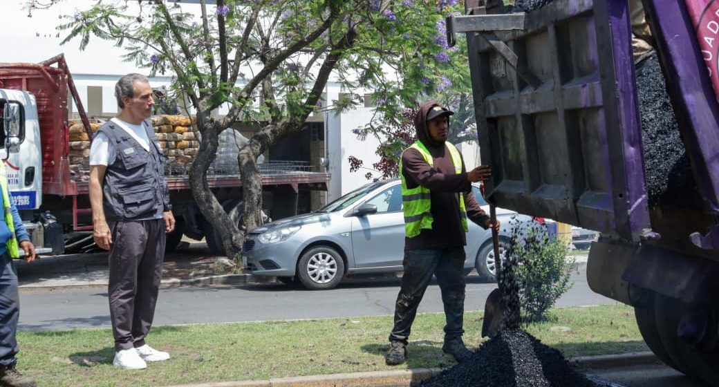 Intensifican trabajos de bacheo en Puebla