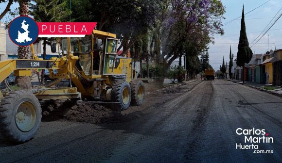 Así avanza la rehabilitación del Bulevar Apulco en Puebla