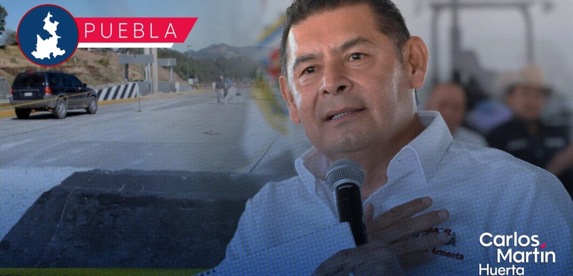 Armenta anuncia rehabilitación de carreteras de Puebla