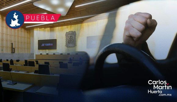 Buscan suspender licencia a conductores violentos en Puebla; iniciativa llega al Congreso