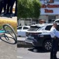 Ciclista muere tras ser arrollado por patrulla estatal en Tehuacán