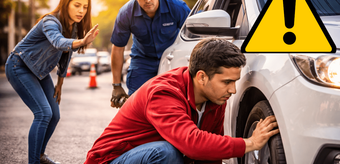 Alertan por engaño para robar: “tu llanta está mal”