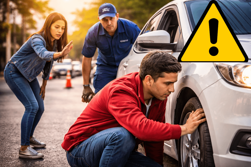 Alertan por engaño para robar: “tu llanta está mal”