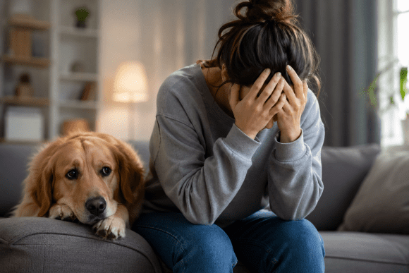 ¿Tu perro puede “contagiarse” de tu estrés?